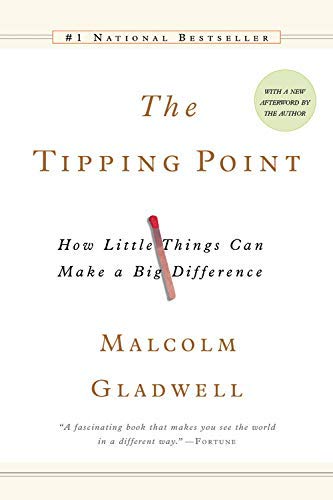 Malcolm Gladwell 4 Books Collection Set in paperback, featuring covers of each non-fiction title stacked together.