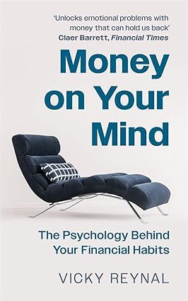 Hardback collection of four non-fiction books on mindset and money by various authors, featuring Vicky Reynal's work.