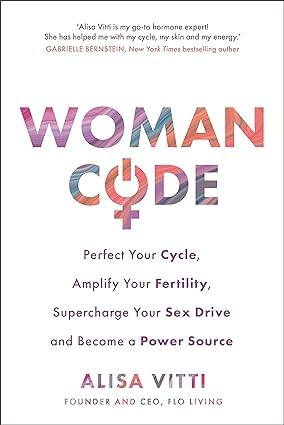 Womancode by Alisa Vitti 3-book collection set in paperback, featuring informative non-fiction covers and spine designs.