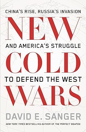 Conflict Set by Various Authors, 3 paperback books collection showcasing non-fiction insights by David E. Sanger.