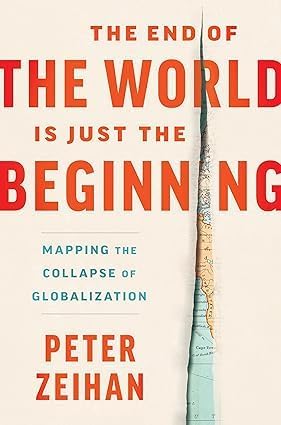Three paperback books from the Insights collection by Peter Zeihan, showcasing non-fiction topics and diverse authors.