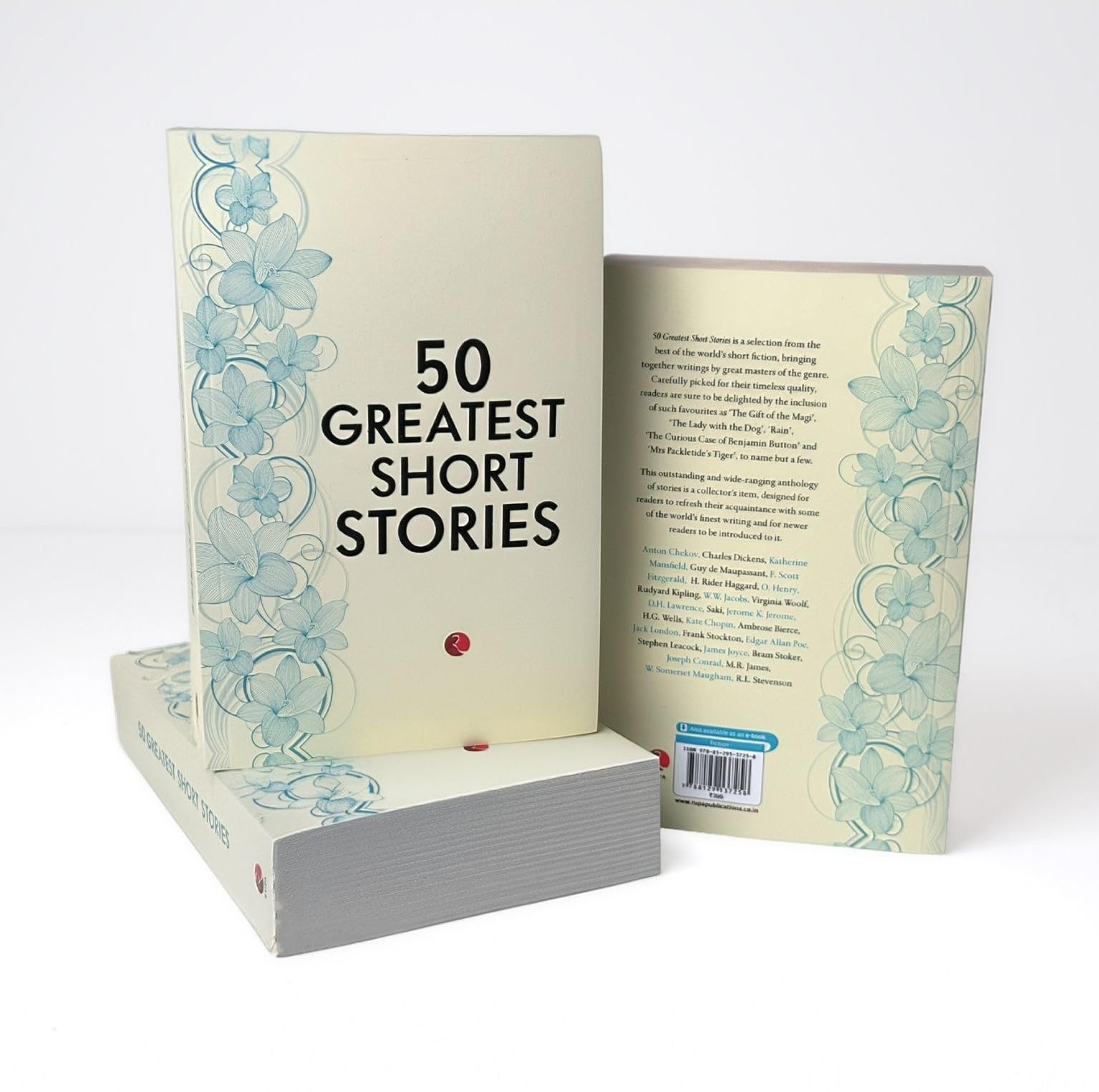 50 Greatest Short Stories by Terry O'Brien, paperback anthology - inside page spread with story text