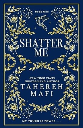 Three hardcover books from the Shatter Me series by Tahereh Mafi, featuring vibrant cover art in a set collection.