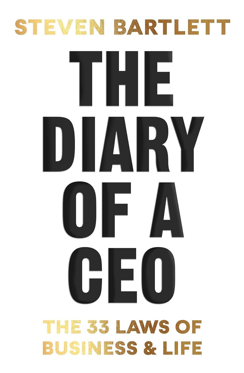 Three paperback books from the CEO Set by Steven Bartlett, featuring various authors on non-fiction topics.