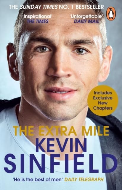 Rob Burrow and Kevin Sinfield 3-book paperback collection set showcasing inspiring non-fiction stories.