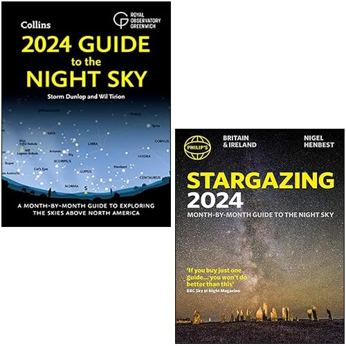 Stargazing paperback book collection by Nigel Henbest, featuring two non-fiction titles on astronomy.