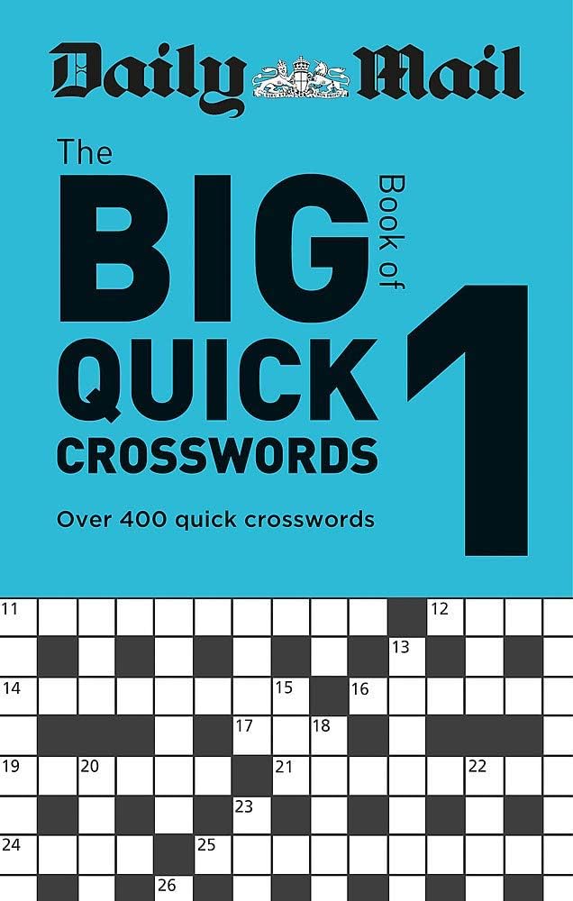 Daily Mail Collection 3 Books Set featuring crossword puzzle volumes in paperback format.