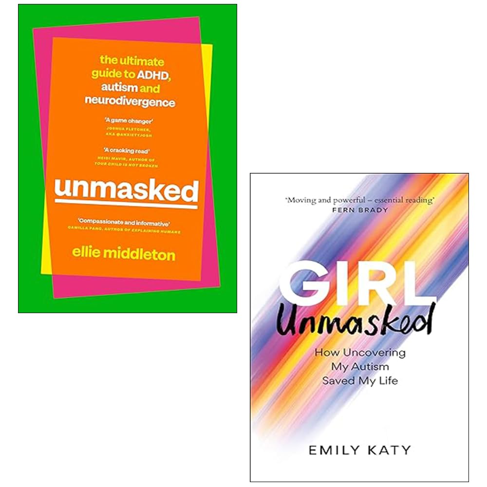 Two hardback books from the "Unmasked" collection by various authors, published by Penguin Life/Monoray Ltd.