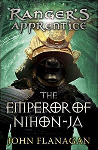 Rangers Apprentice paperback collection set by John Flanagan featuring 10 books stacked together with colorful covers.