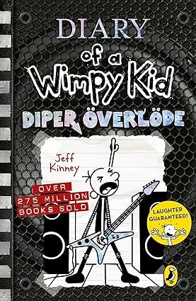 Two paperback books from the Diary of a Wimpy Kid series by Jeff Kinney, suitable for ages 8-12, displayed together.