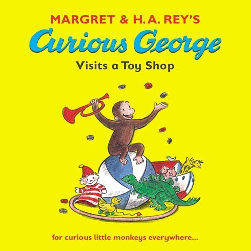Set of 10 Curious George books by Margret Rey in paperback, featuring colorful covers with Curious George illustrations for ages 3-7.