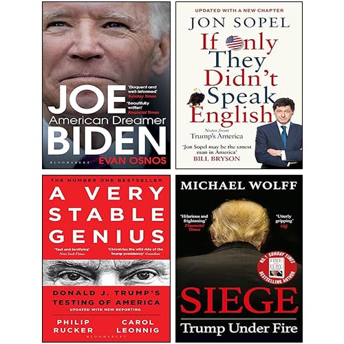 Four paperback Trump books collection by various authors, featuring non-fiction titles from BBC Books and Bloomsbury Publishing.