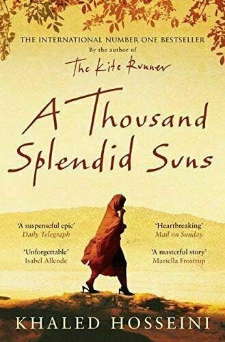 Khaled Hosseini collection of three paperback fiction books by Bloomsbury, featuring distinct cover designs and titles.