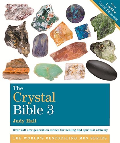 Three paperback books from The Crystal Bible collection by Judy Hall, featuring an octopus design on the cover.