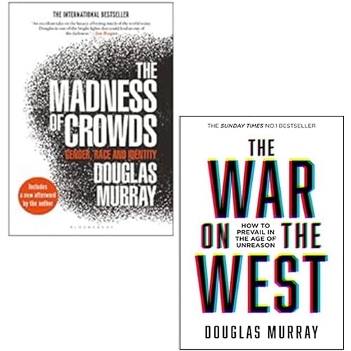 Douglas Murray 2 books collection set in paperback, featuring non-fiction titles by Douglas Murray on a white background.