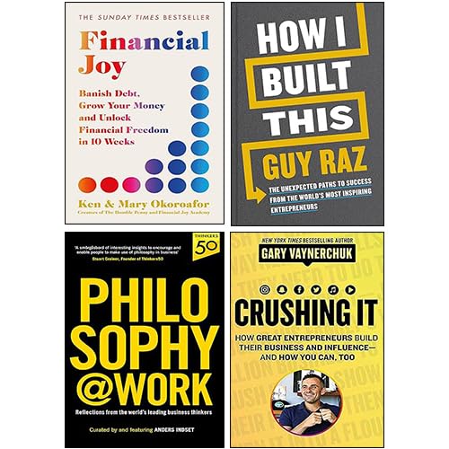 Four paperback books from the Biz Wisdom collection by various authors, showcasing non-fiction insights and knowledge.