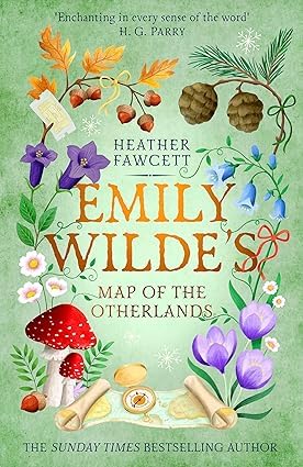 Three-book Emily Wilde Series collection by Heather Fawcett in paperback, featuring colorful covers and fantasy fiction design.