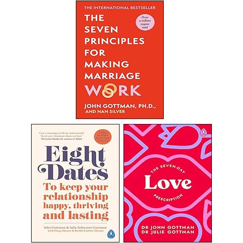 Gottman Trio by Dr. John Schwartz Gottman, three paperback books collection set on non-fiction relationships.