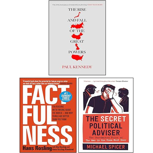 Three paperback books from the Great Powers collection by various authors, featuring non-fiction topics and covers.