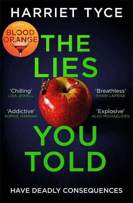 Harriet Tyce Collection paperback set featuring Blood Orange, The Lies You Told, and It Ends At Midnight by Wildfire Ltd.