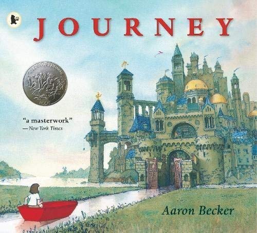 Journey Trilogy by Aaron Becker, 3 paperback books collection set for ages 4–8, featuring colorful illustrated covers.