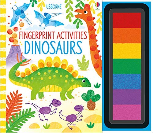 Fingerprint Activities 4 Books Collection Set for ages 3-7, featuring colorful illustrations and engaging activities.