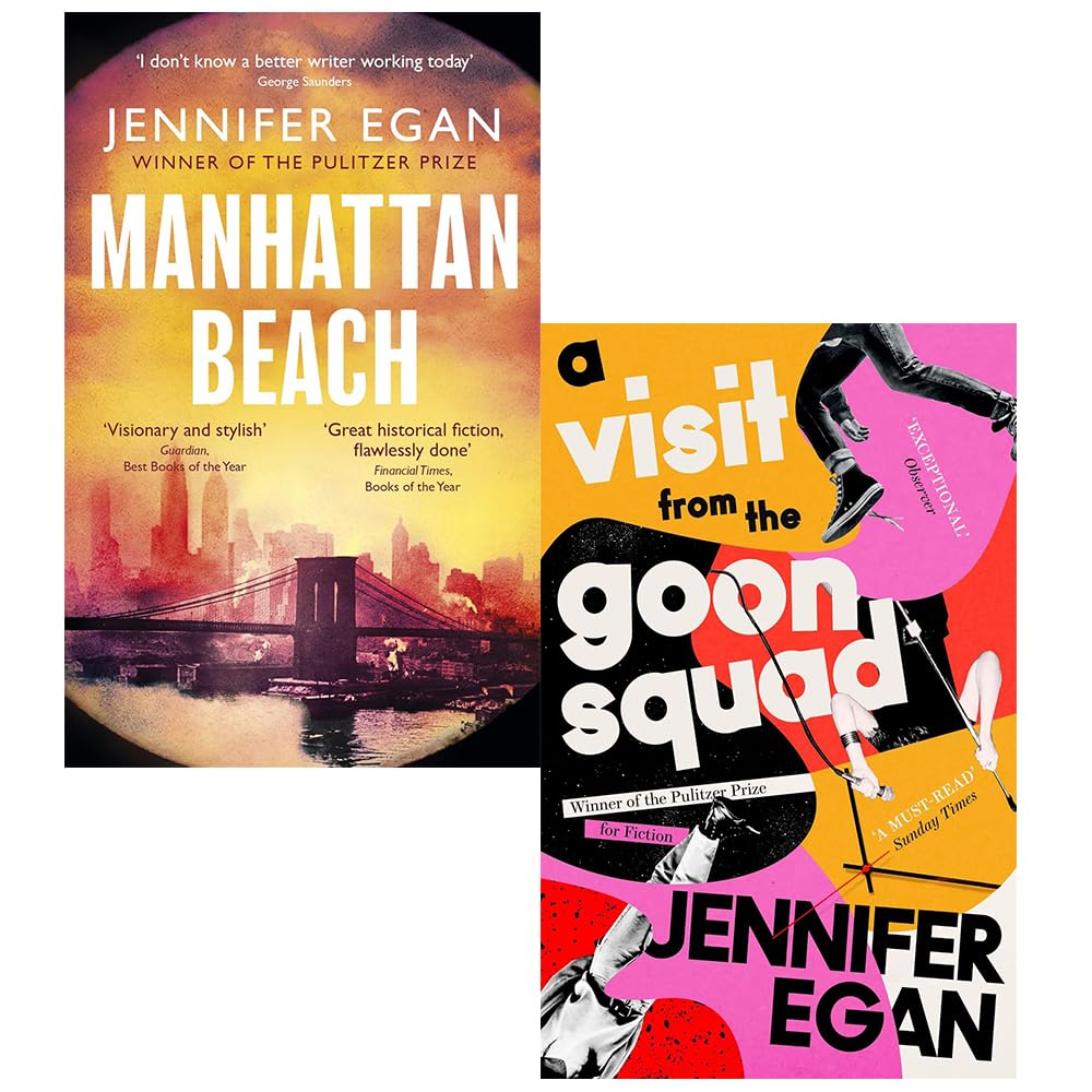 Jennifer Egan Collection set of 2 paperback fiction books featuring Corsair 01 edition by author Jennifer Egan.