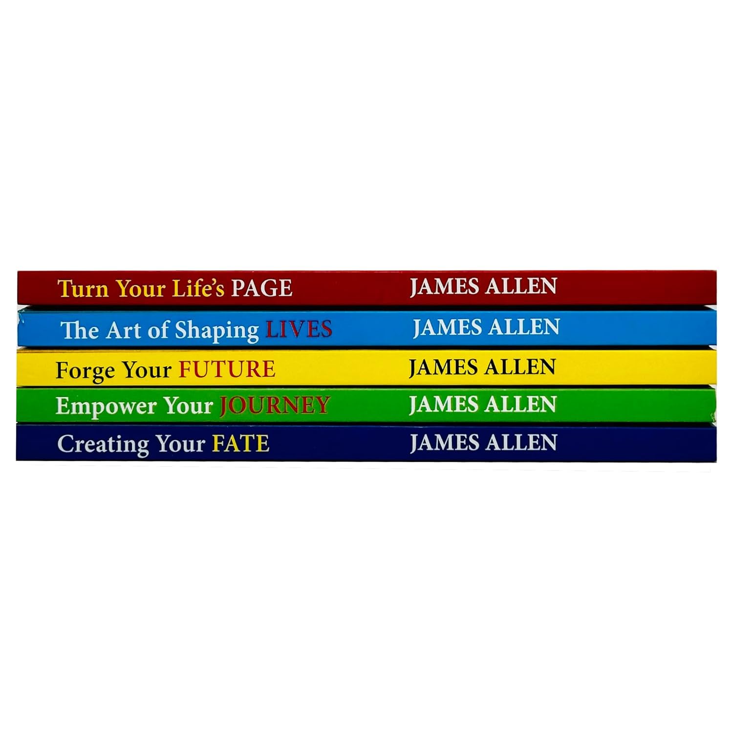 James Allen 5 Books collection set of self-help classics in paperback, featuring inspirational non-fiction titles by James Allen.