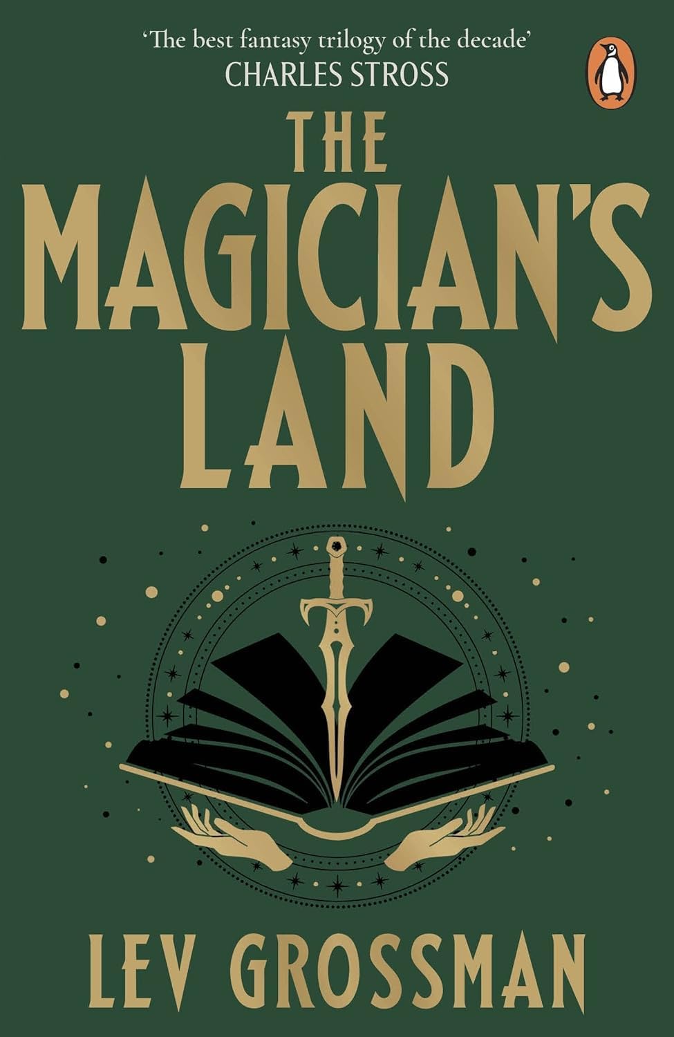 Three paperback fantasy books from Lev Grossman's Magicians Trilogy collection set, featuring vibrant cover art and arrow design.