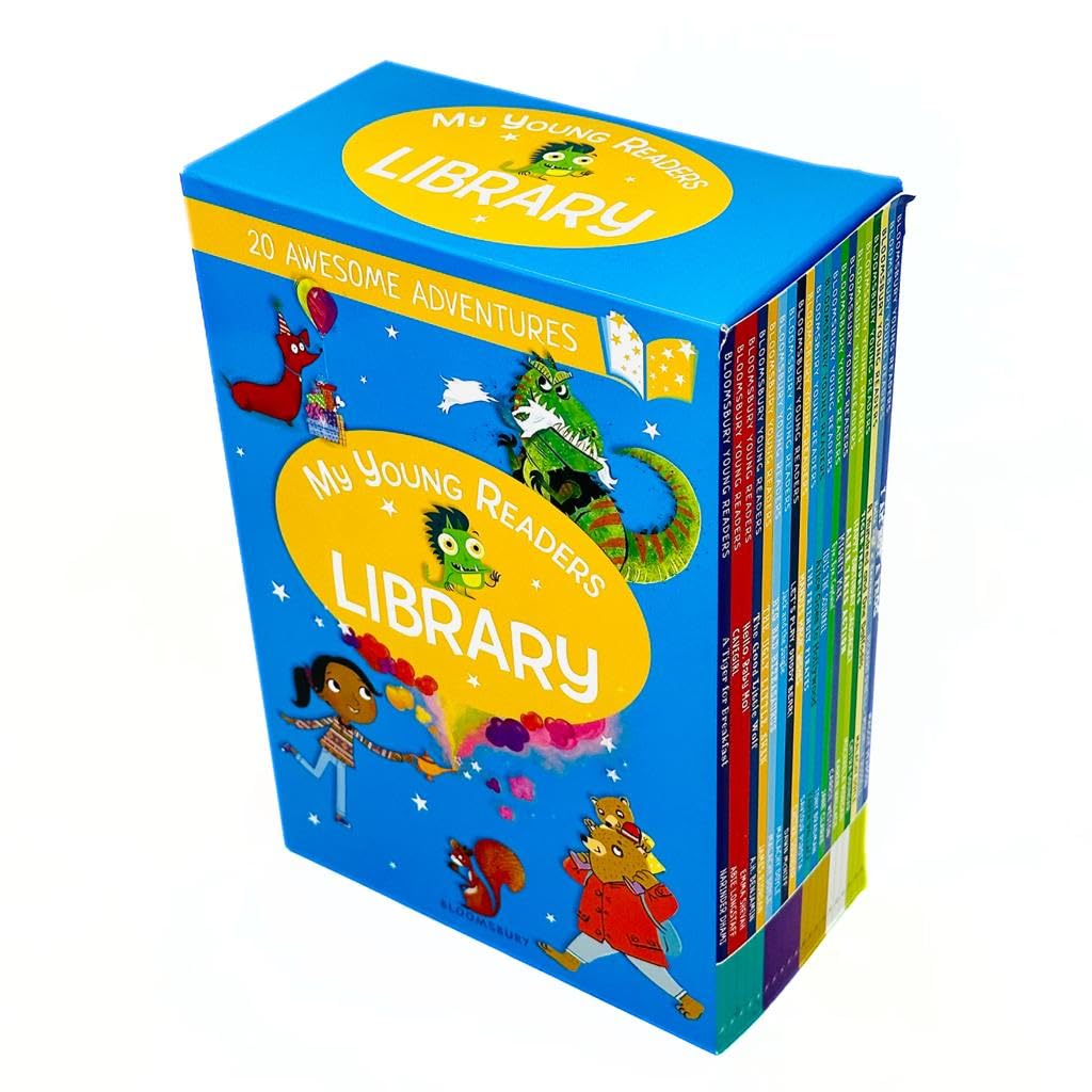 Set of 20 children's early reading books from the My Young Readers Library collection, suitable for ages 3 to 7, paperback edition.