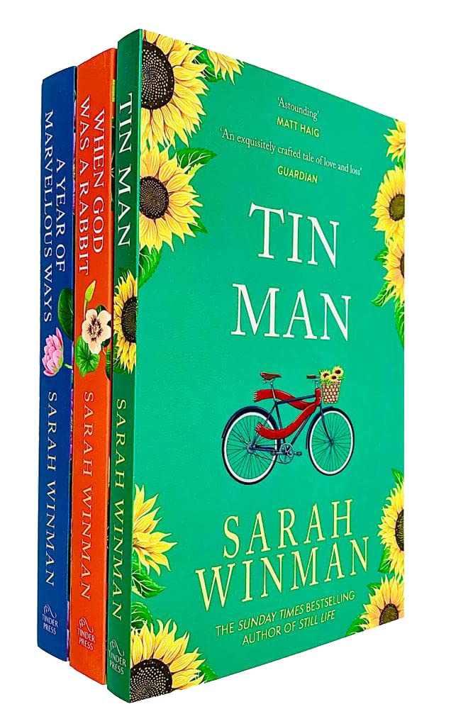 Sarah Winman 3 Books Collection Set in paperback, showcasing vibrant cover designs and titles from the fiction series.