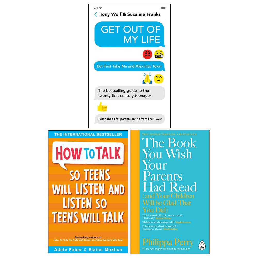 Three paperback books from the Parenting Classics collection by Various Authors, featuring titles on parenting strategies.
