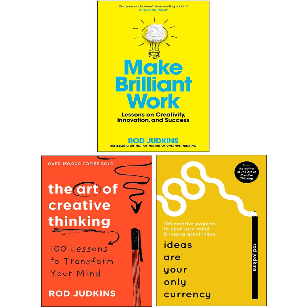 Rod Judkins 3 Books Collection Set in paperback, featuring non-fiction titles by Rod Judkins on a wooden surface.