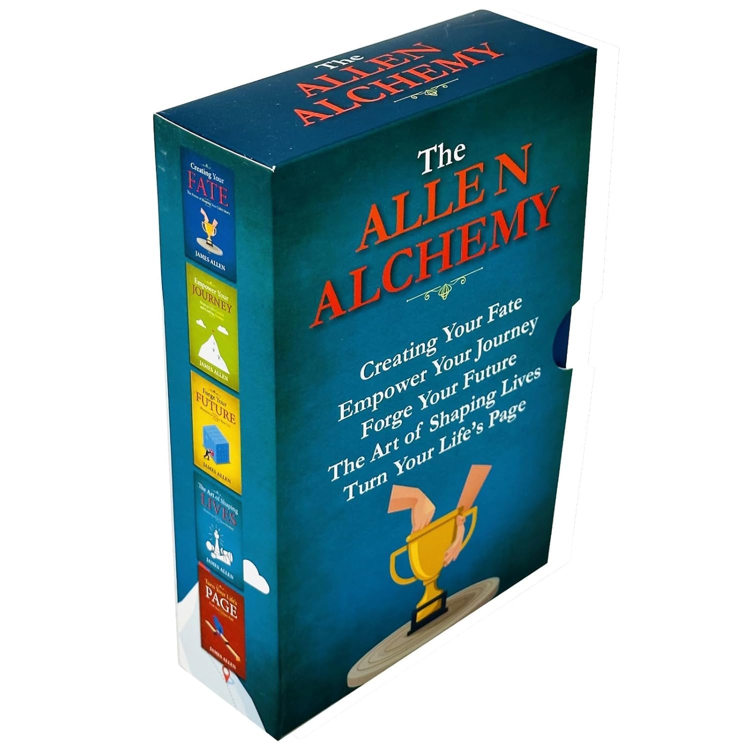 James Allen 5 Books collection set of self-help classics in paperback, published by Rupa Publications Ltd.