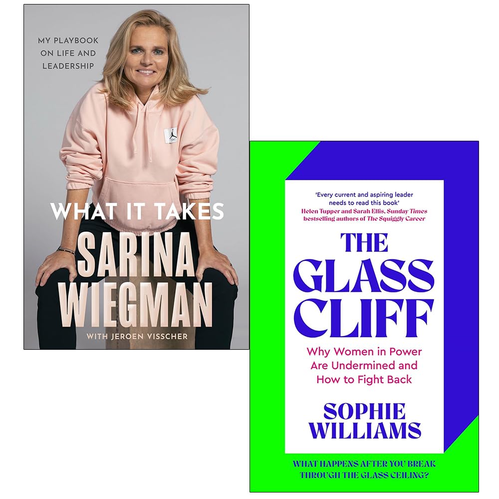 Sarina Wiegman Sophie Williams 2 book collection set in paperback, featuring covers and spine details of both titles.