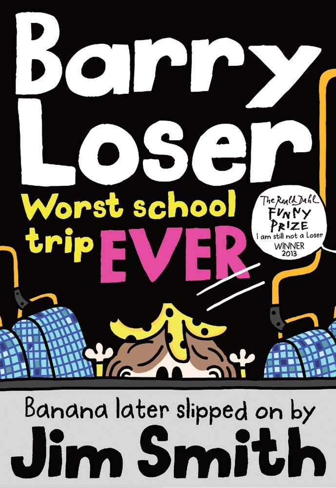 Barry Loser Series by Jim Smith, 10 paperback books collection set for ages 7-11, featuring colorful covers.