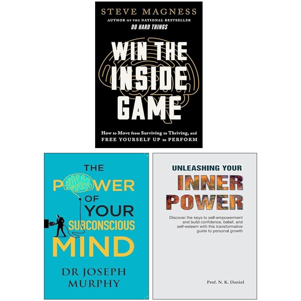 Three paperback books from Various Authors collection, featuring non-fiction titles by Steve Magness.