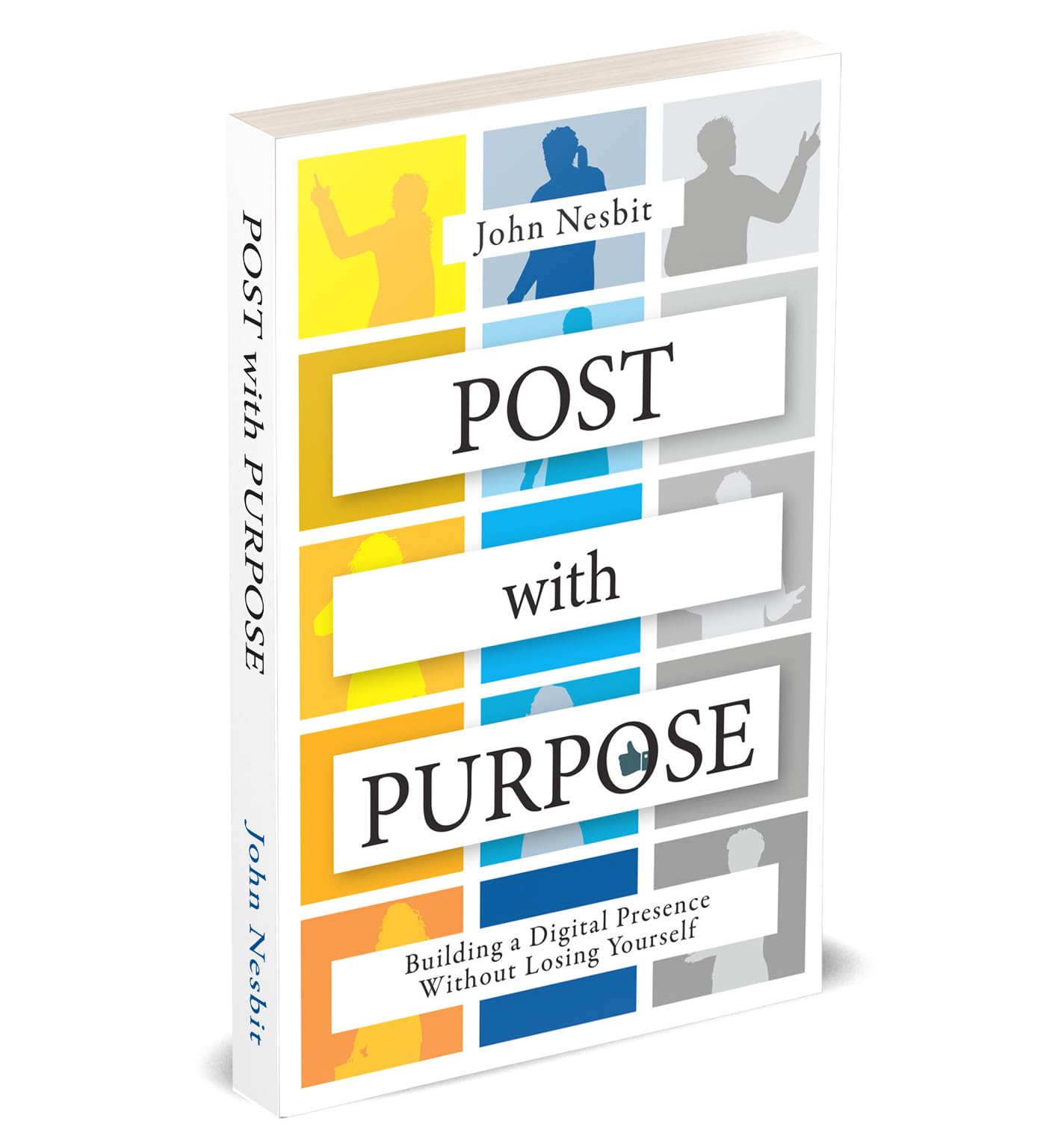 Paperback edition of "Post With Purpose" by Thomas Vance, showcasing the book cover and title prominently.