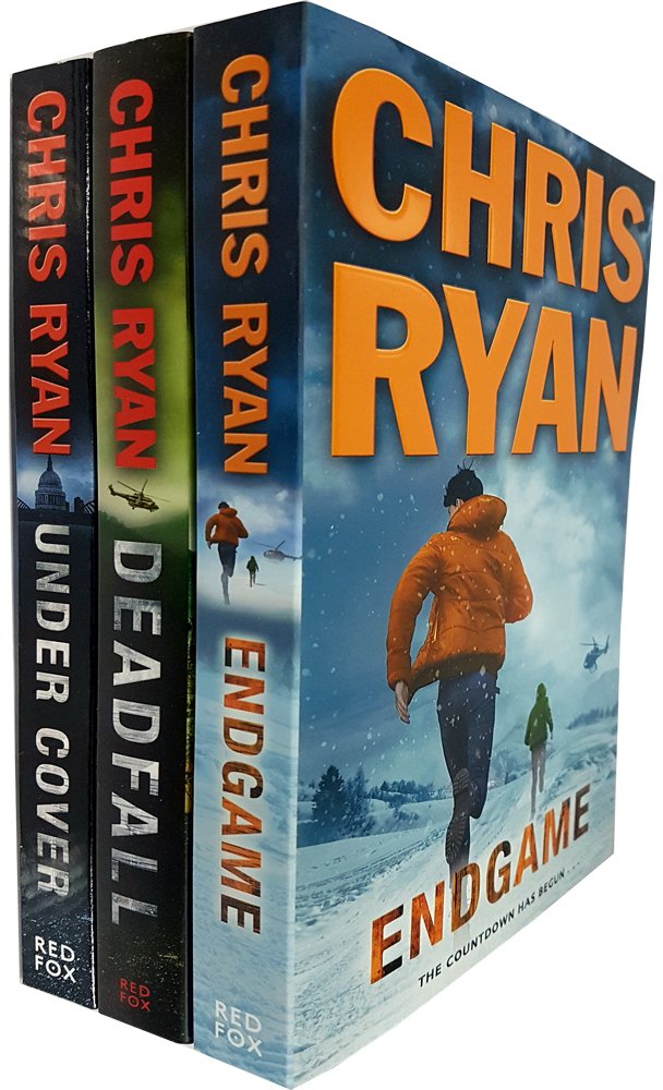 Agent 21 Series by Chris Ryan paperback books collection set showcasing three fiction titles with vibrant covers.