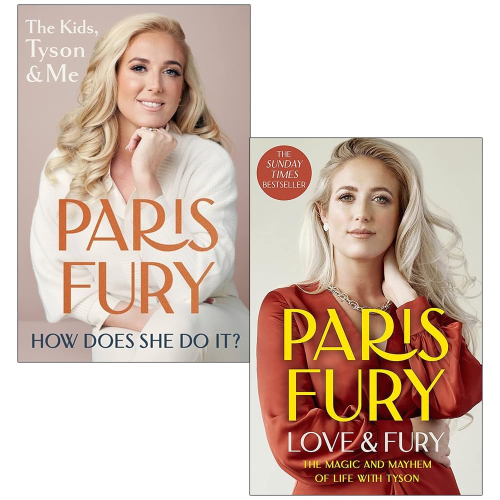 Paris Fury 2 Books Collection Set in paperback from Hodder & Stoughton, showcasing the cover designs and titles.
