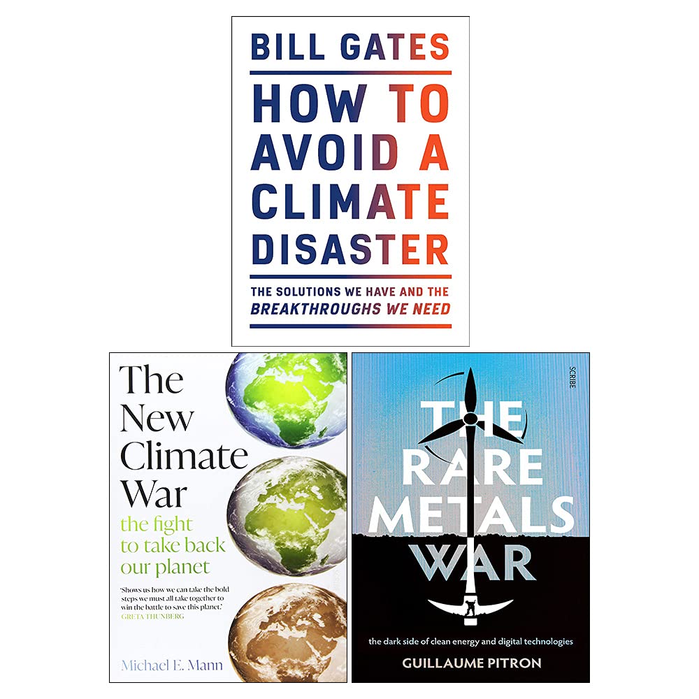 Eco Books collection set featuring three nonfiction paperbacks by various authors, published by Knopf/Scribe US Ltd.