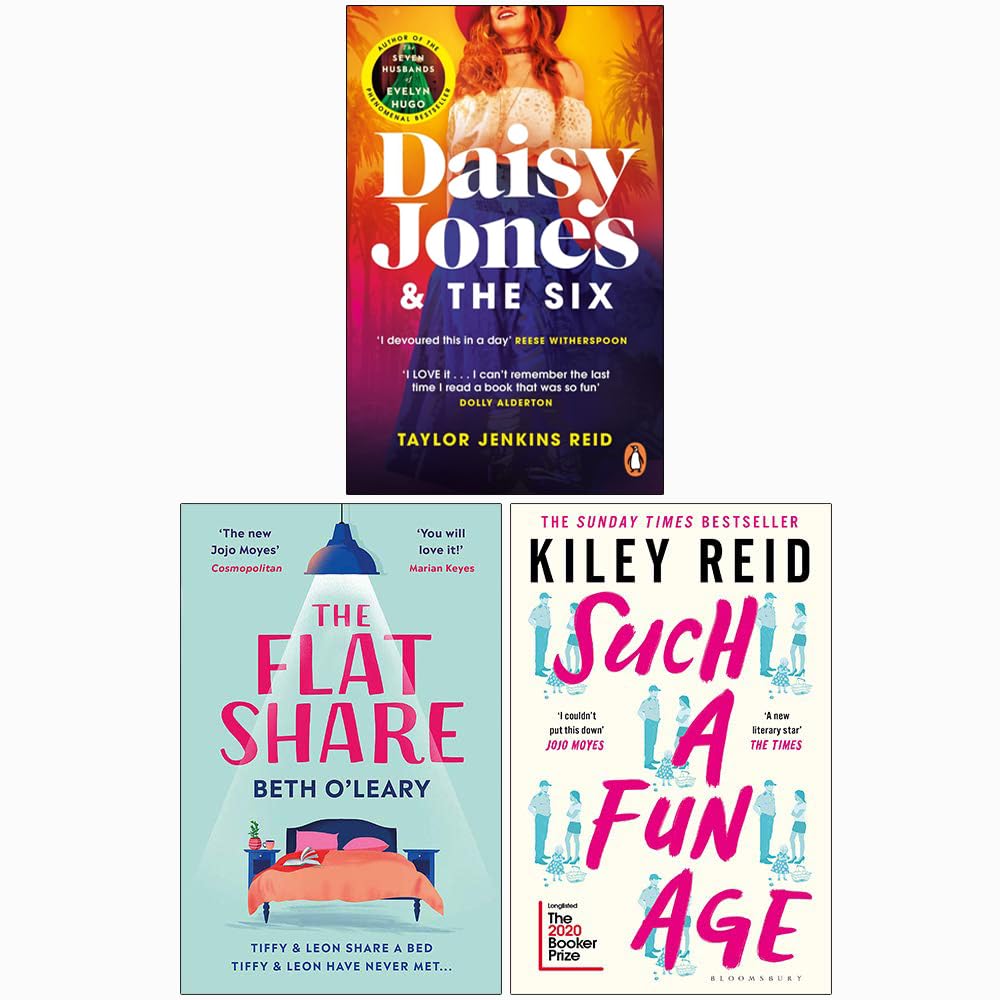 Contemporary Women's Fiction Collection set of 3 paperback books by various authors, featuring covers with vibrant designs.