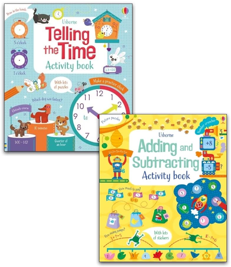 Maths Collection by Lara Bryan, two paperback non-fiction books featuring engaging math concepts and illustrations.