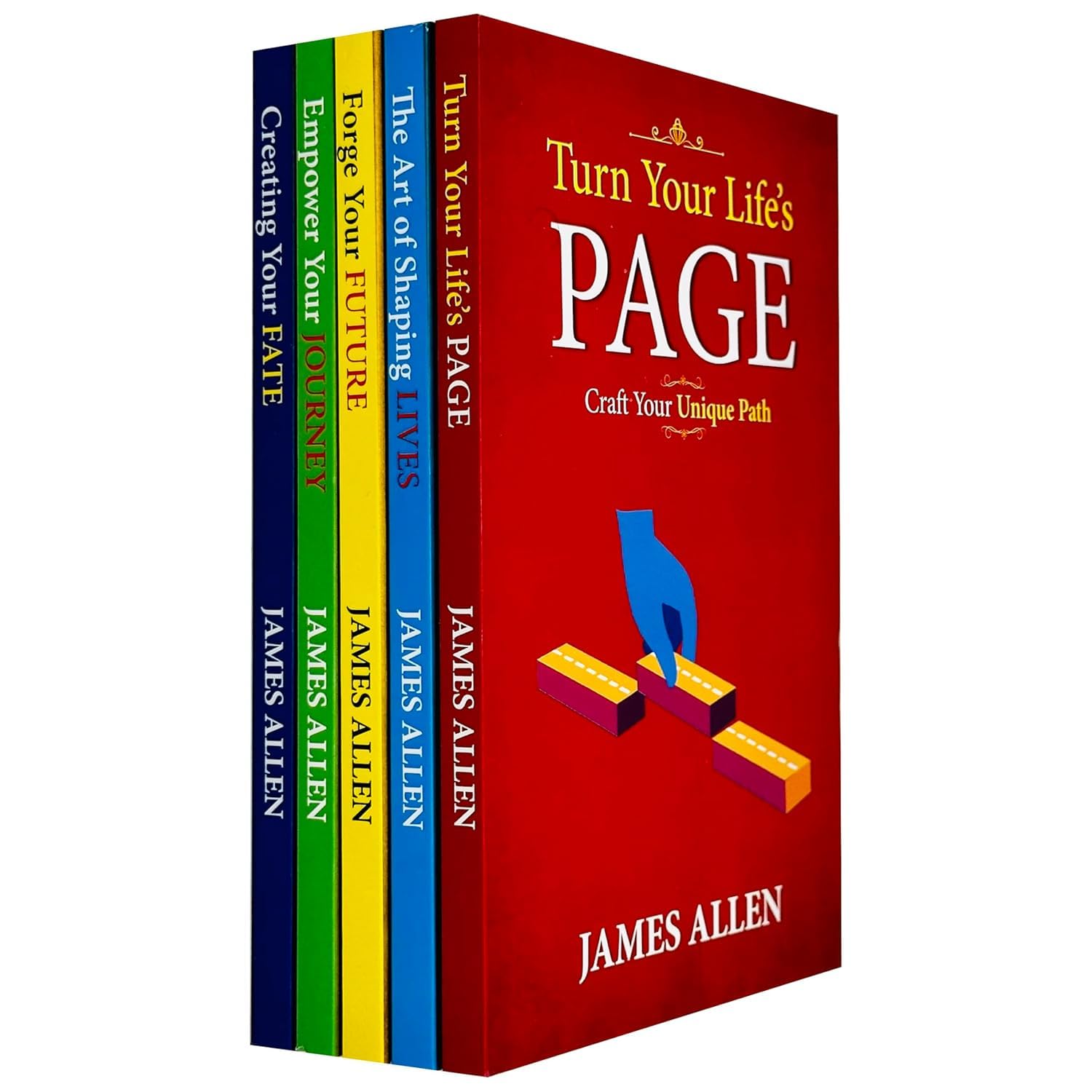 James Allen 5 Books collection set featuring classic self-help titles in paperback, published by Rupa Publications Ltd.