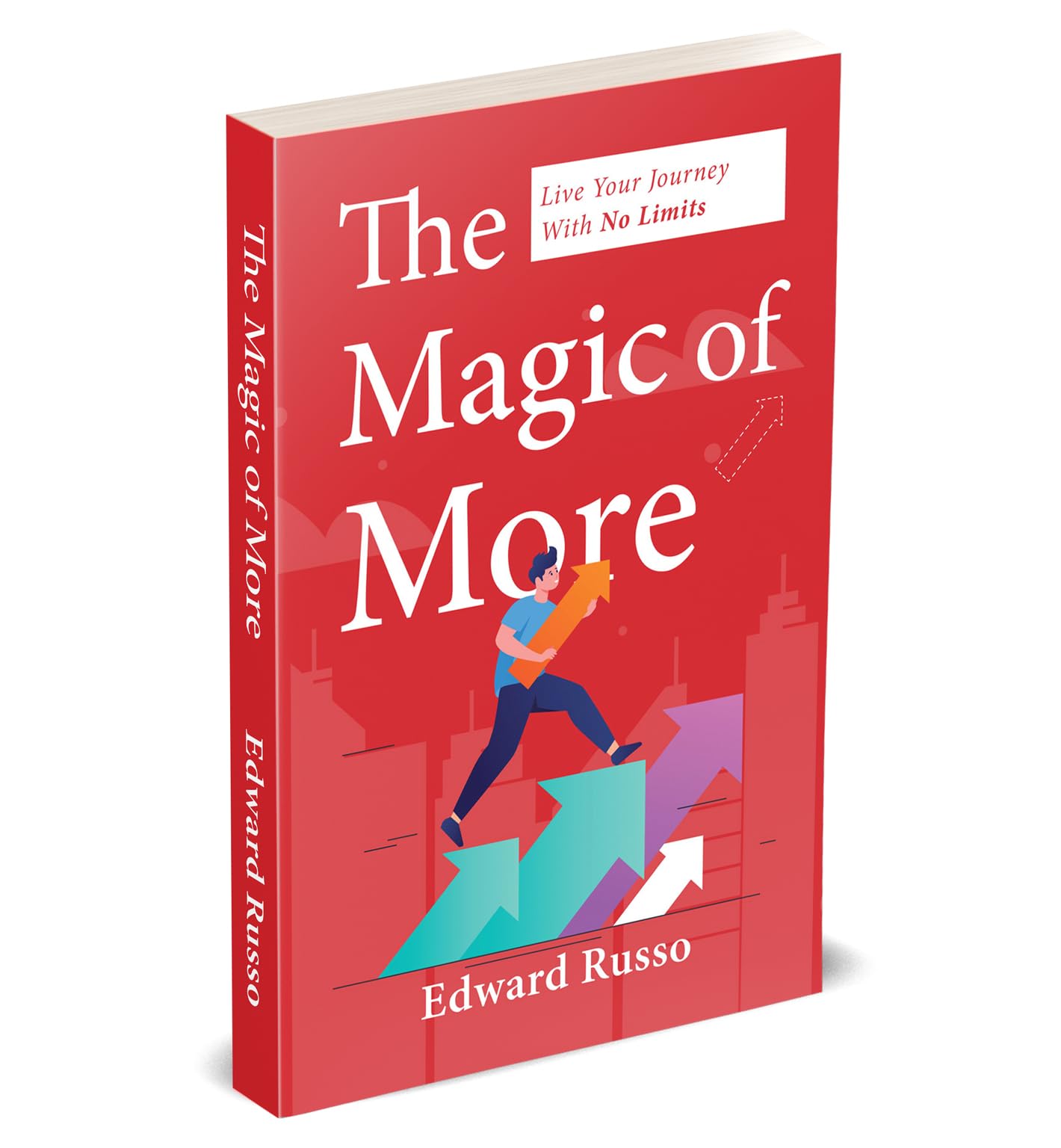 Paperback edition of "The Magic of More" by Edward Russo, showcasing the cover design and Rupa Publications branding.