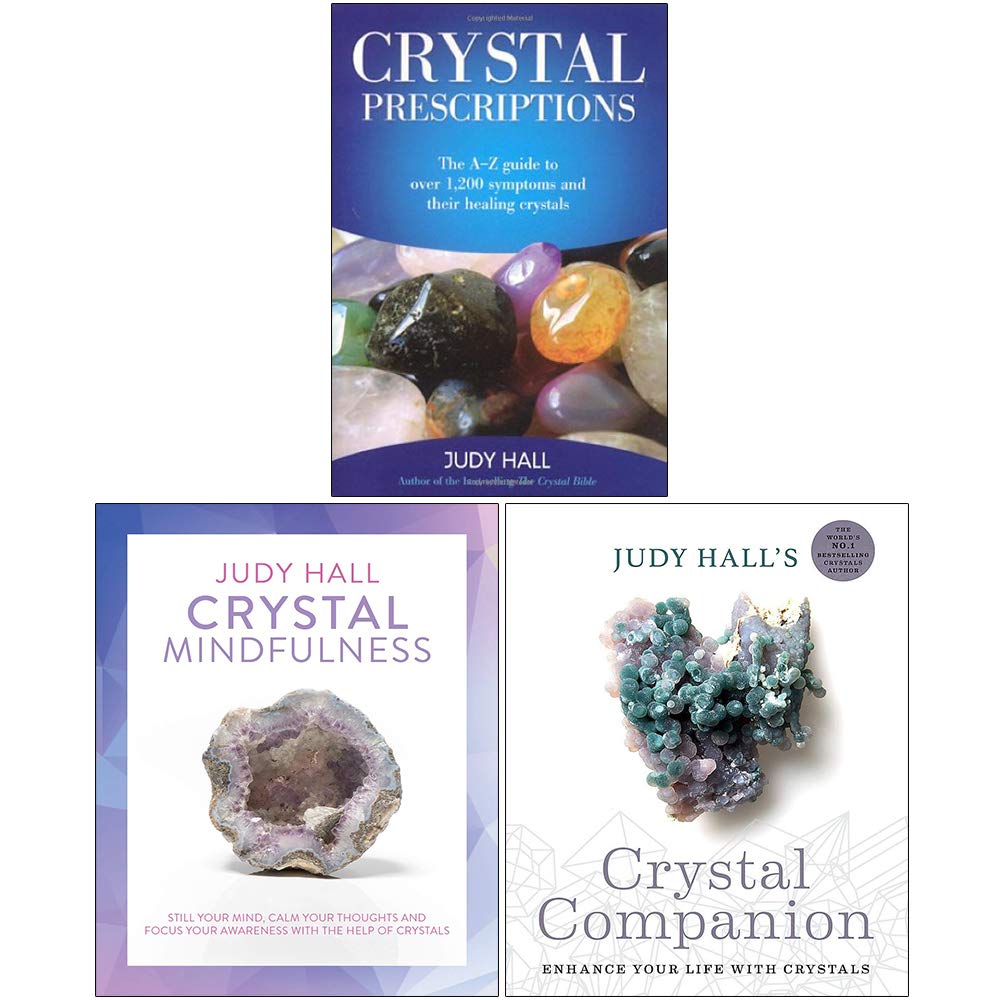 Judy Hall Collection set of 3 non-fiction paperback books by Judy Hall, featuring detailed covers and spines.