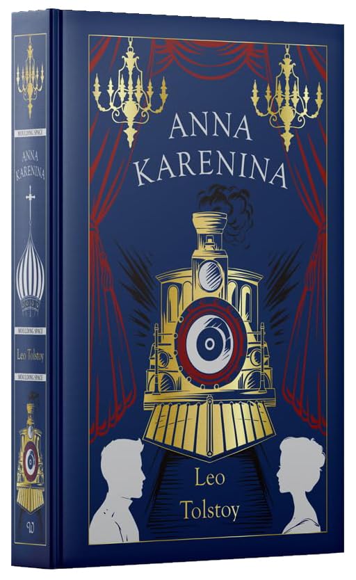 Hardback edition of "Anna Karenina" by Lev Tolstoy, featuring a classic cover design from Wilco International Ltd.