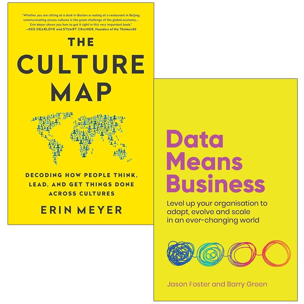 Culture by Various Authors 2 Books Collection Set in paperback, showcasing diverse non-fiction titles by Erin Meyer.
