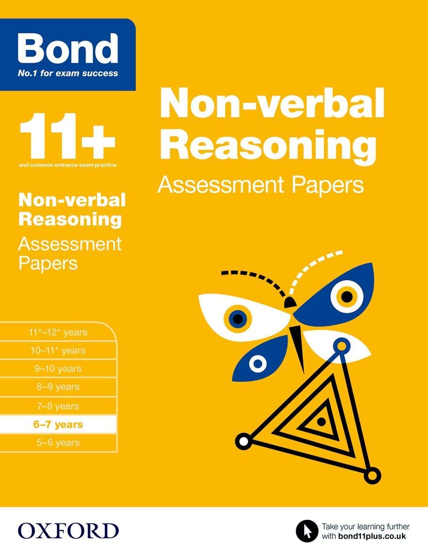 Bond 11+ Assessment Papers Bundle for ages 6-7, non-fiction, paperback by OUP Oxford, featuring colorful cover design.
