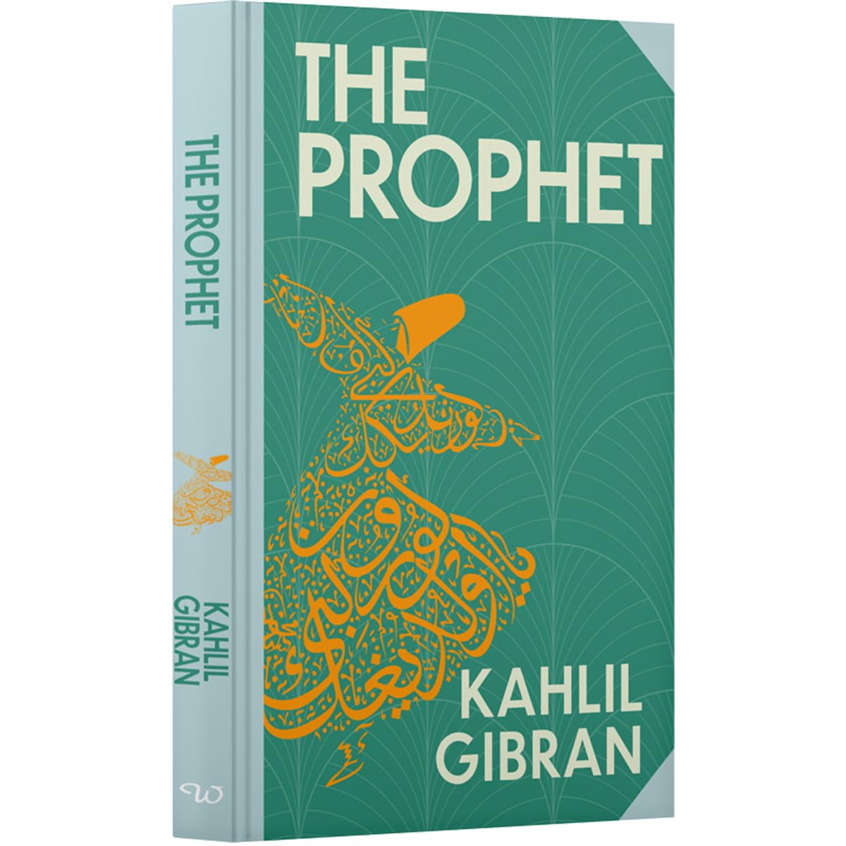 Hardback edition of "The Prophet" by Kahlil Gibran, featuring a classic cover design and detailed spine.